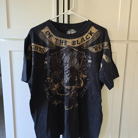 7.62 Design XL Knights Of The Black Rifle T-Shirt Double Sided Men’s Military - Picture 6 of 7